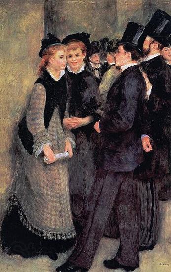 Pierre-Auguste Renoir La sortie de Conservatorie